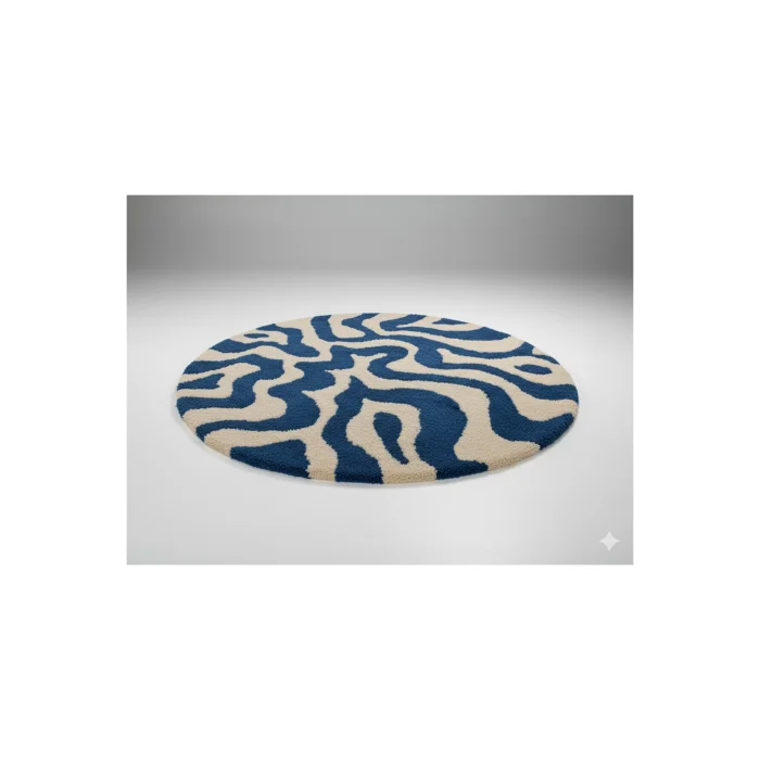 Handmade Ocean Tufting Rug - 2