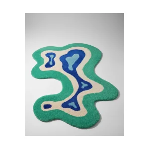 Irregular Handmade Tufted Rug - 2