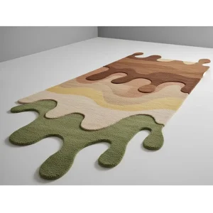 Drip Handmade Asymmetric Rug - 1