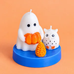 Halloween Spooky Friends Dekoratif Mum - 2