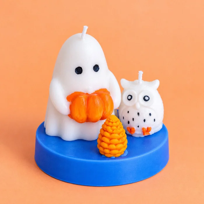 Halloween Spooky Friends Dekoratif Mum - 2