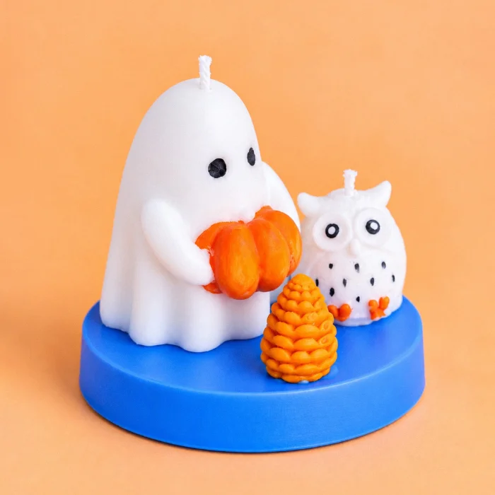 Halloween Spooky Friends Dekoratif Mum - 3