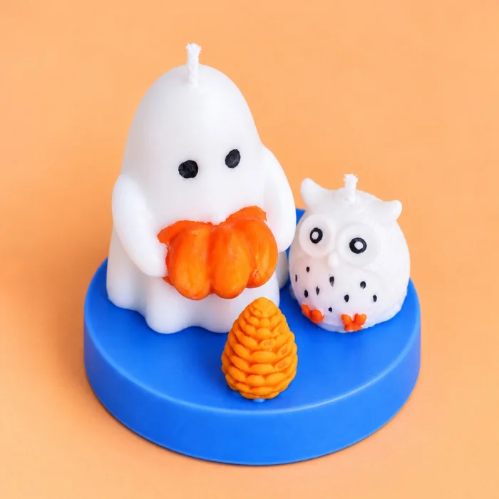 Halloween Spooky Friends Dekoratif Mum - 5