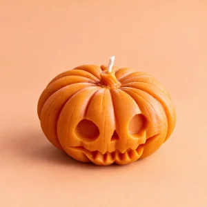 Mini Halloween Balkabağı Mum - 2