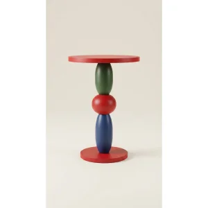 Bubble Multicolor Wooden Side Table - 1
