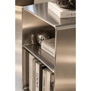 Aurev Stainless Side Table - 4