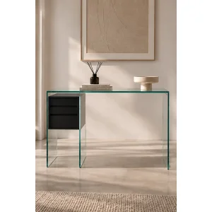 Shadowline Glass Console Table