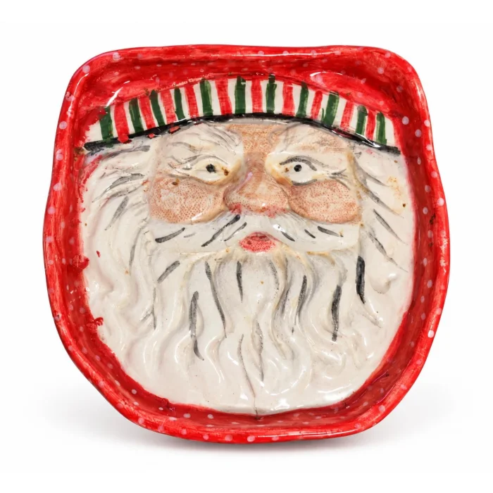 El Yapımı Seramik Noel Baba 2'li Sunumluk Seti - 2