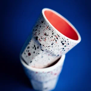 Alex Indigo Seramik 2'li Espresso Bardak Seti - 4