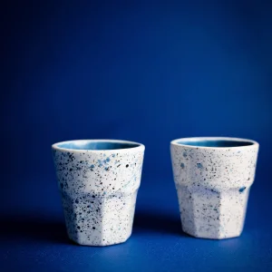 Alex Indigo Seramik 2'li Espresso Bardak Seti - 3