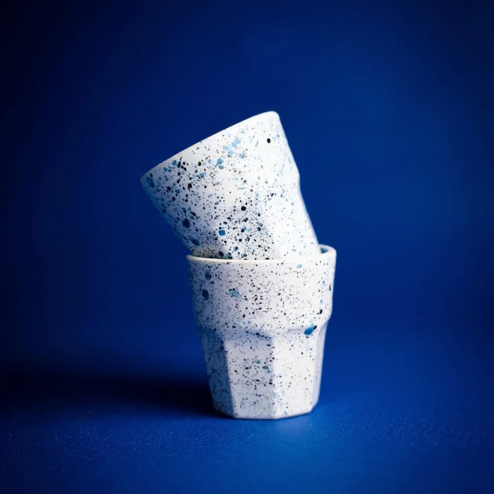 Alex Indigo Seramik 2'li Espresso Bardak Seti - 4