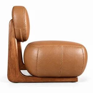 Forma N°1 Haki Leather Armchair - 2