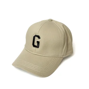 Initials Burgundy Initial Embroidered Cap - 2