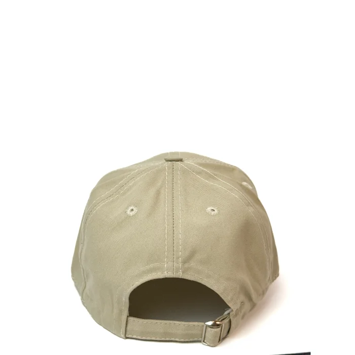 B Letter Embroidered Burgundy Cap - 3