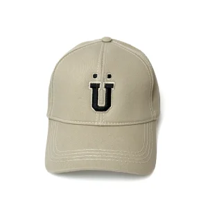 Bordeaux Initial Embroidered Cap - 1