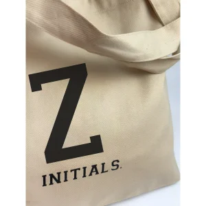 Initials Bej Tote Bag (z) - 3