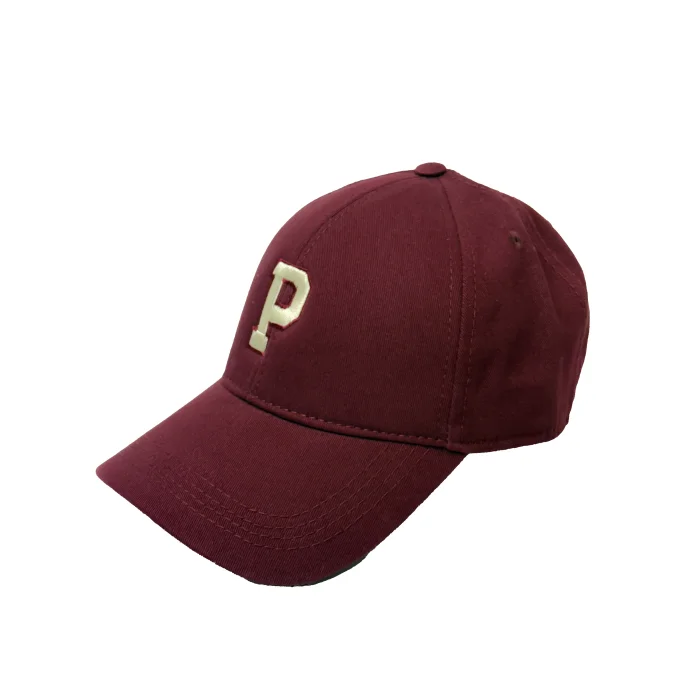 B Initial Burgundy Hat - 2