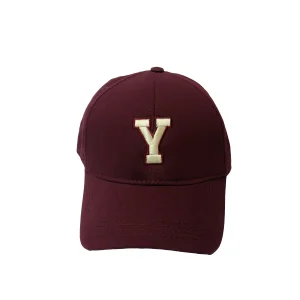 Initials Burgundy Initial Letter Cap Y - 2