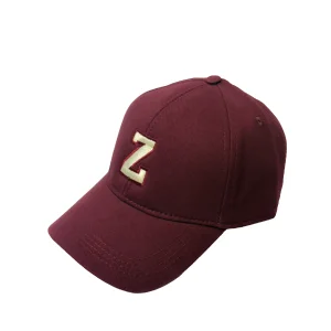 Initials Burgundy Initial Z Cap - 1