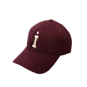 Bordo Harfli Şapka - 2