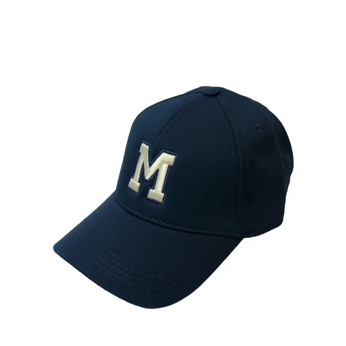 Initials M Navy Initial Cap - 2