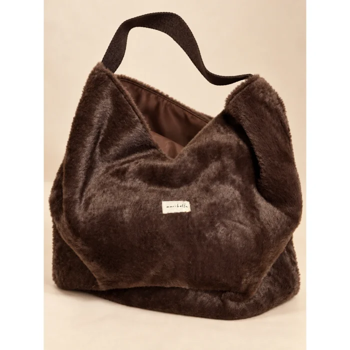 Faux Fur Omuz Çantası - 2