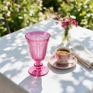 Lanza Fuşya Kristal Kadeh 280 ml - 2