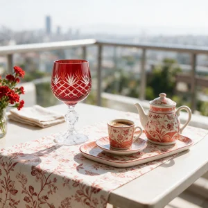 Ara Kristal Kahve Yanı Su Bardağı - 3