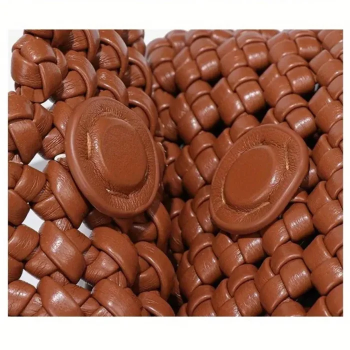 Mira Çin Düğümü Deri Mini Omuz Çantası - 9