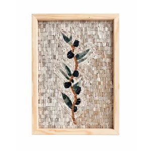 Oliva Handmade Natural Stone Mosaic Painting - 1