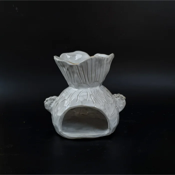 Stoneware Yüz Figürlü Buhurdanlık - 3