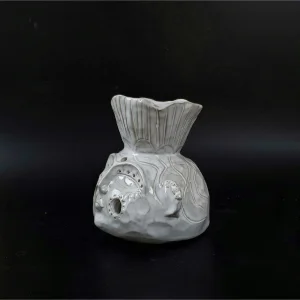 Stoneware Yüz Figürlü Buhurdanlık - 4