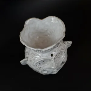 Stoneware Yüz Figürlü Buhurdanlık - 5
