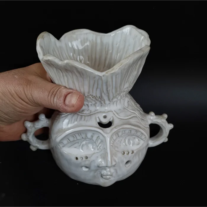 Handmade Stoneware Oil Burner - 6