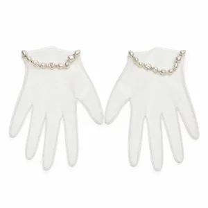 Vivienne Tulle Pearl Gloves - 1