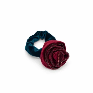 Roselle Velvet Scrunchie - 1
