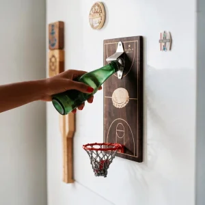 Basketball Hoop Bottle Opener for Refrigerator