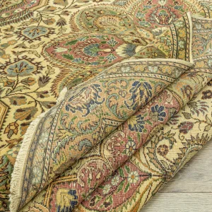 Camel Rustic Design Hand-Knotted Rug - 5