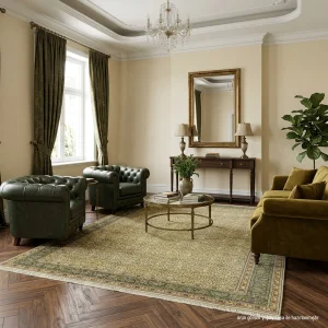 Kadio Hand-Knotted Decorative Rug 206x297 Cm - 3