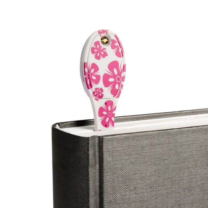 Flexilight Pink Flower Flexible Reading Light - 6