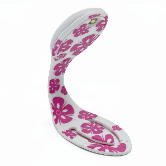 Flexilight Pink Flower Flexible Reading Light - 2