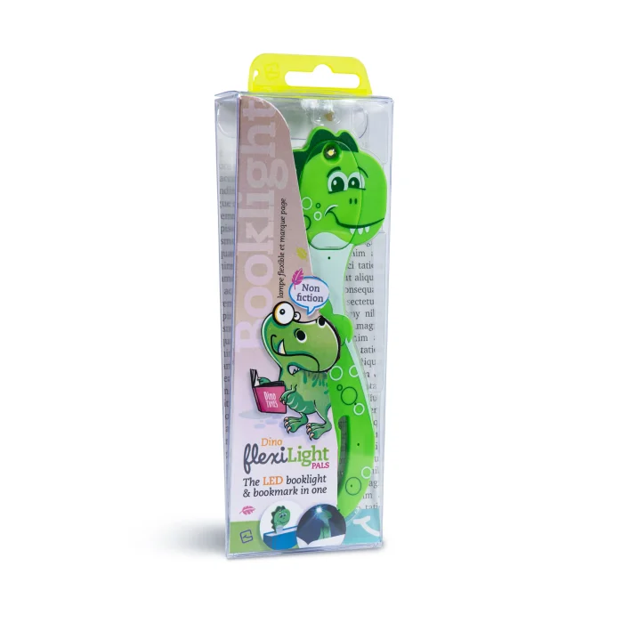 Flexilight Pals Dino Green Flexible Reading Light - 7