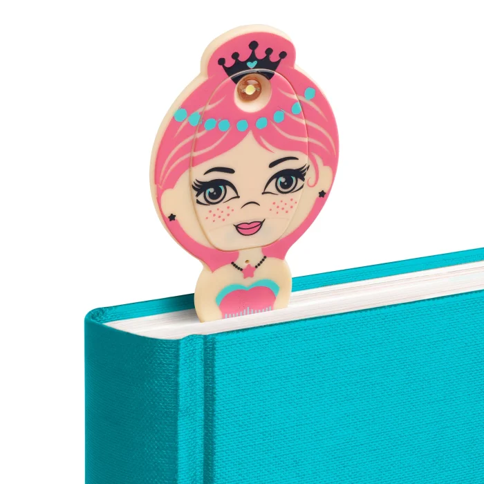 Flexilight Pals Mermaid Teal Blue Flexible Reading Light - 5