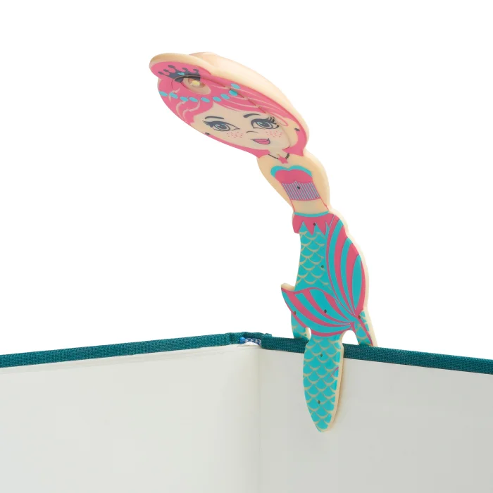 Flexilight Pals Mermaid Teal Blue Flexible Reading Light - 4