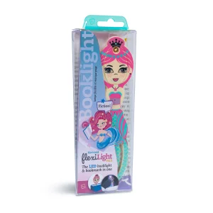 Flexilight Pals Mermaid Teal Blue Flexible Reading Light - 7