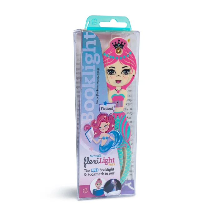 Flexilight Pals Mermaid Teal Blue Flexible Reading Light - 7