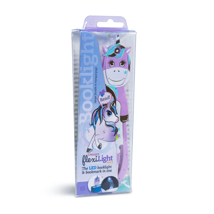 Flexilight Pals Unicorn Pink Flexible Reading Light - 6