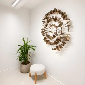 Time Spiral Gold Metal Wall Decor - 4