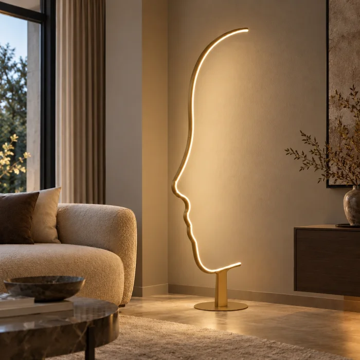 Face Modern LED Floor Lamp - 2