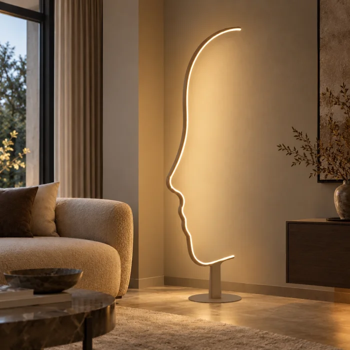 Face Modern LED Floor Lamp - 4